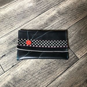 Faux leather Clutch